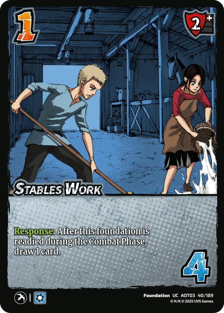 Stables Work (40/189) (Attack on Titan: Apocalypse)