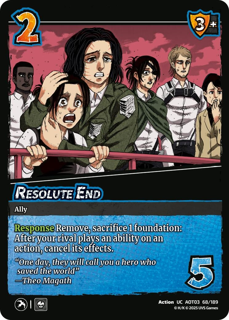 Resolute End (68/189) (Attack on Titan: Apocalypse)