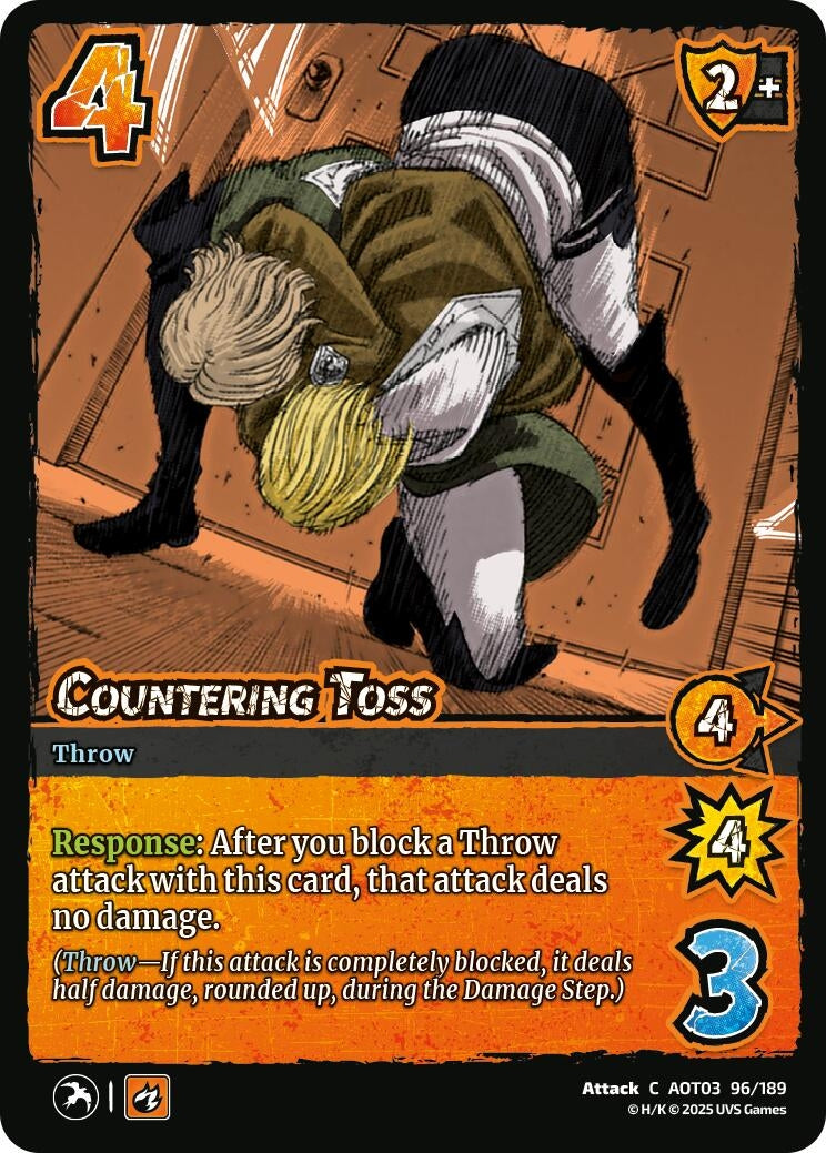 Countering Toss (96/189) (Attack on Titan: Apocalypse)