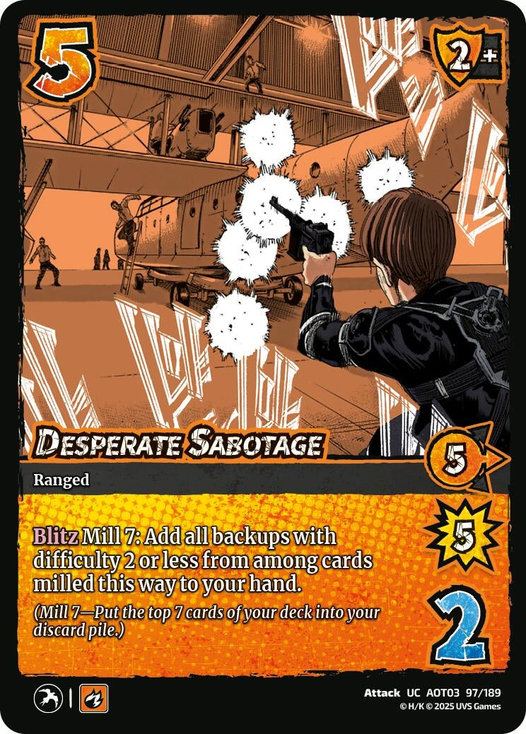 Desperate Sabotage (97/189) (Attack on Titan: Apocalypse)