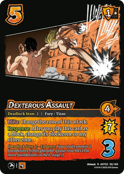 Dexterous Assault (98/189) (Attack on Titan: Apocalypse)