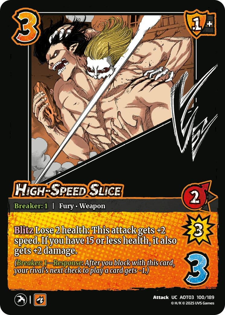 High-Speed Slice (100/189) (Attack on Titan: Apocalypse)