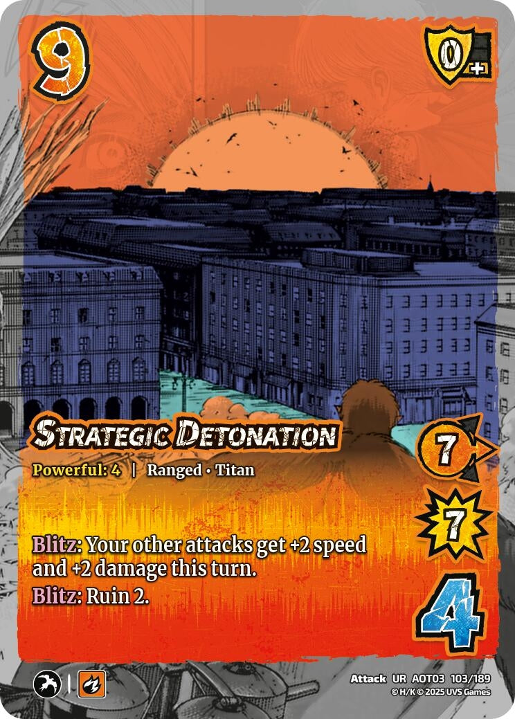 Strategic Detonation (103/189) (Attack on Titan: Apocalypse)