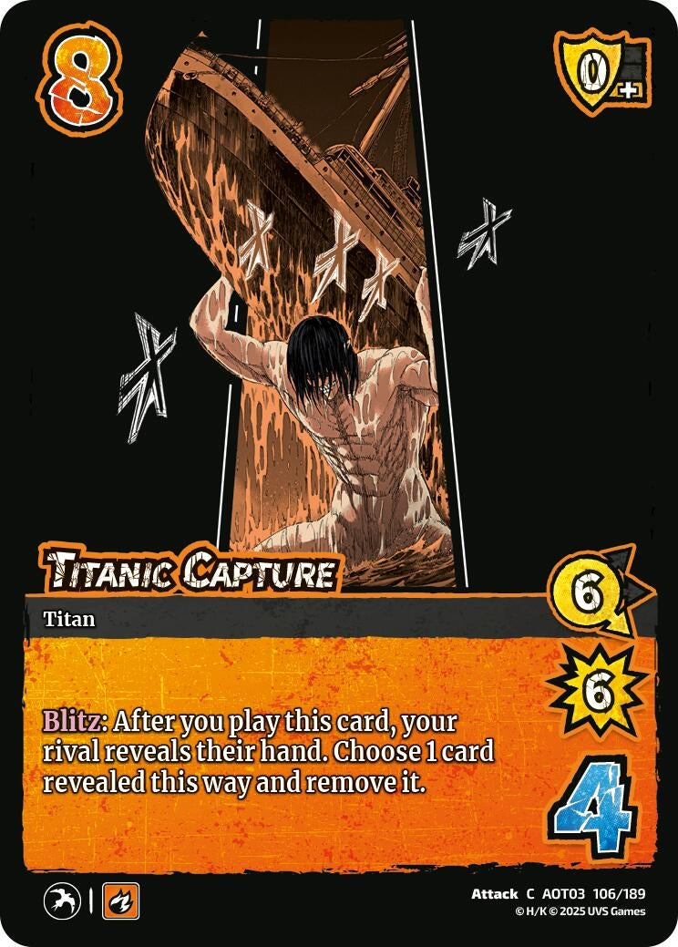 Titanic Capture (106/189) (Attack on Titan: Apocalypse)