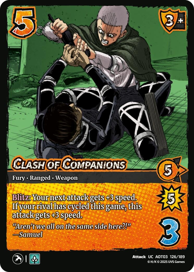 Clash of Companions (126/189) (Attack on Titan: Apocalypse)