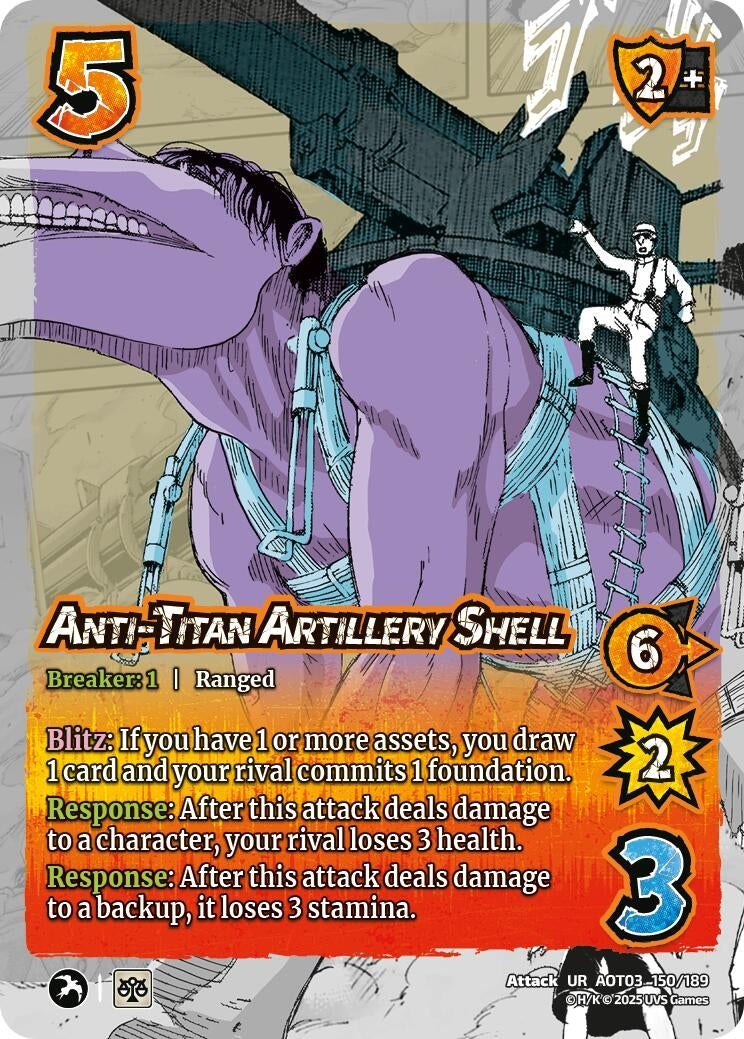 Anti-Titan Artillery Shell (150/189) (Attack on Titan: Apocalypse)