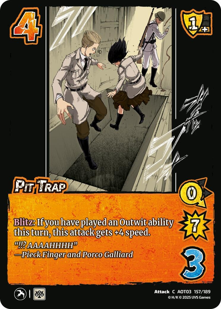 Pit Trap (157/189) (Attack on Titan: Apocalypse)