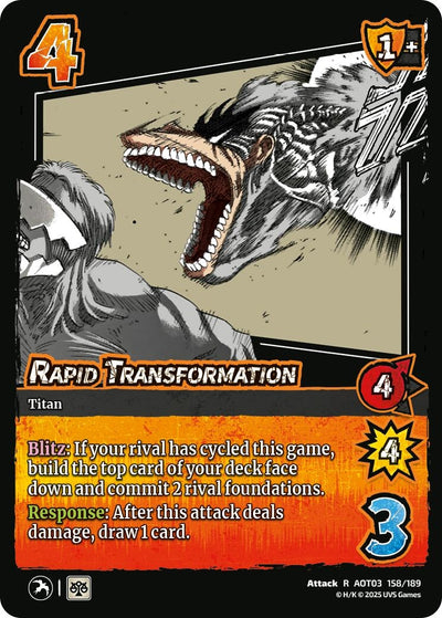 Rapid Transformation (158/189) (Attack on Titan: Apocalypse)