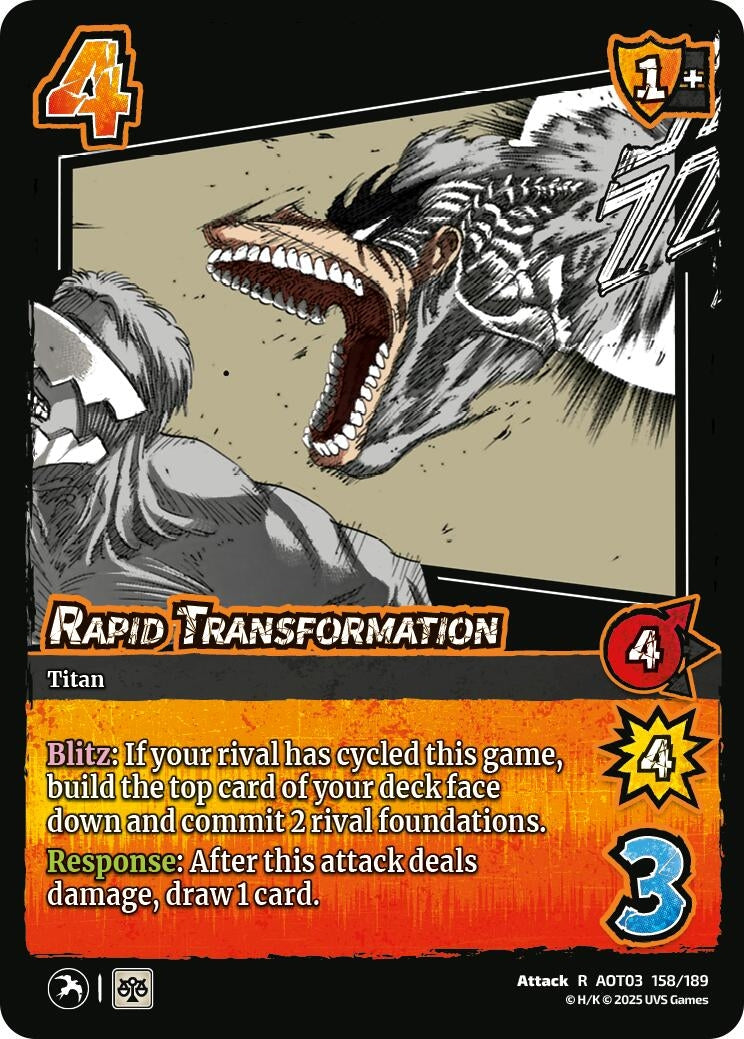 Rapid Transformation (158/189) (Attack on Titan: Apocalypse)
