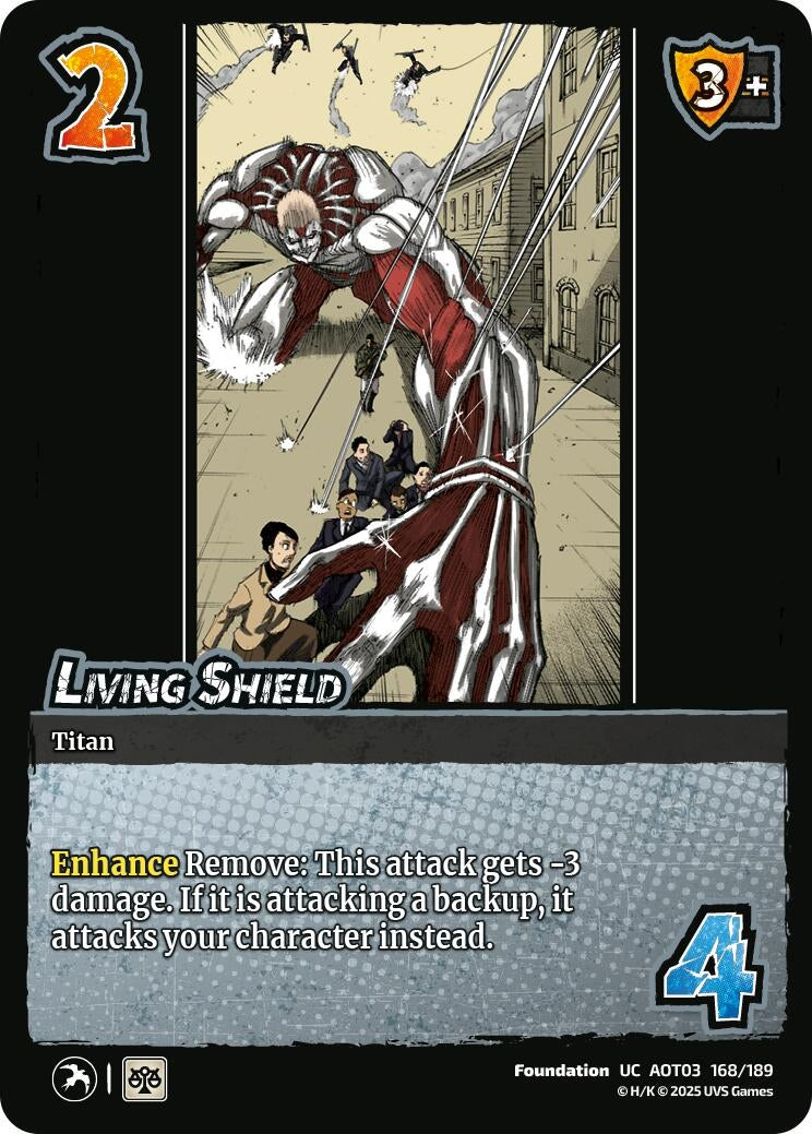 Living Shield (168/189) (Attack on Titan: Apocalypse)