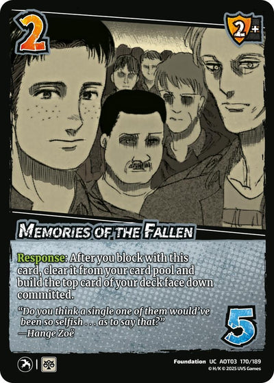 Memories of the Fallen (170/189) (Attack on Titan: Apocalypse)