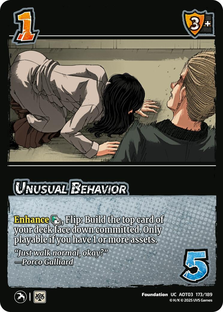 Unusual Behavior (173/189) (Attack on Titan: Apocalypse)