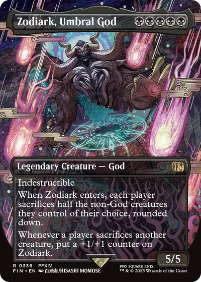 Zodiark, Umbral God (Borderless) (336) (FINAL FANTASY)