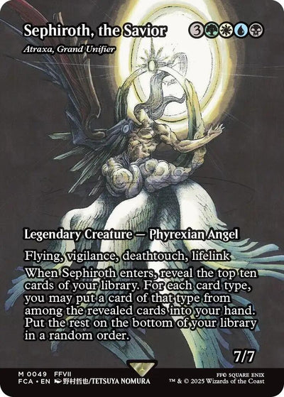 Sephiroth, the Savior - Atraxa, Grand Unifier (Showcase) (49) (FINAL FANTASY: Through the Ages)