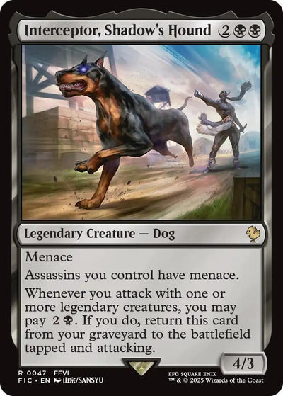 Interceptor, Shadow's Hound (47) (Commander: FINAL FANTASY)
