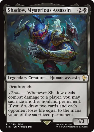 Shadow, Mysterious Assassin (50) (Commander: FINAL FANTASY)