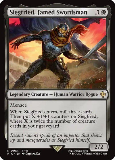 Siegfried, Famed Swordsman (51) (Commander: FINAL FANTASY)
