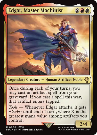 Edgar, Master Machinist (80) (Commander: FINAL FANTASY)