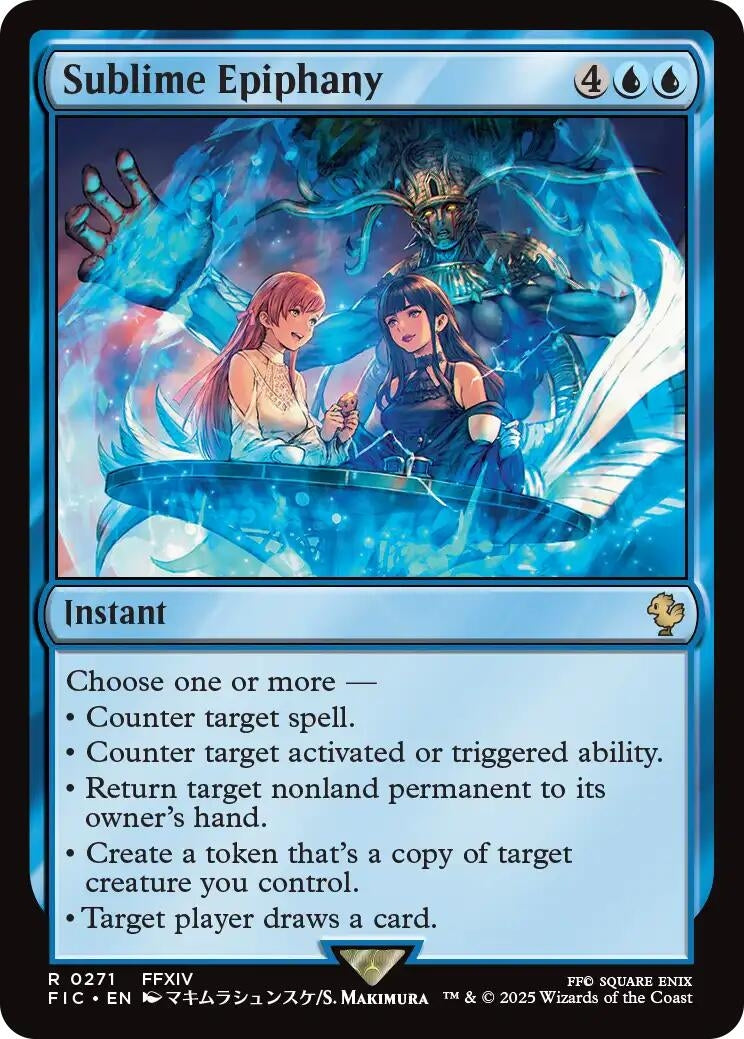 Image for Sublime Epiphany (271) (Commander: FINAL FANTASY) - Magic: The Gathering