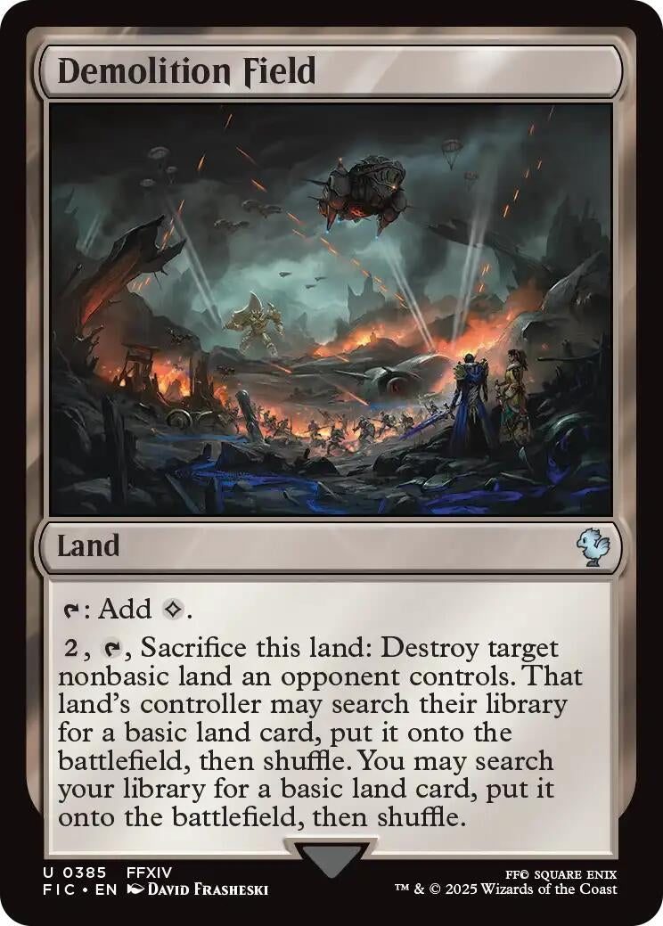 Demolition Field (385) (Commander: FINAL FANTASY)