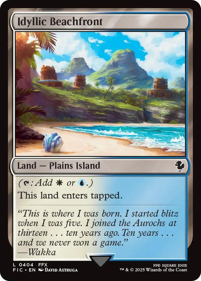Idyllic Beachfront (404) (Commander: FINAL FANTASY)