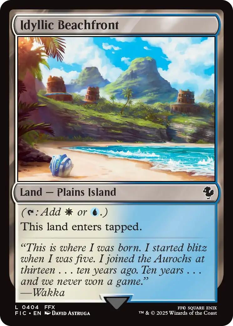 Idyllic Beachfront (404) (Commander: FINAL FANTASY)
