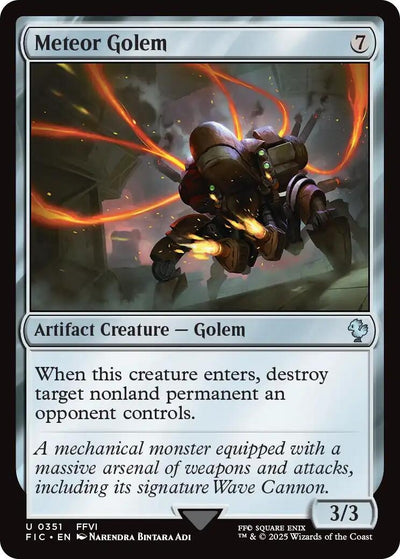 Meteor Golem (351) (Commander: FINAL FANTASY)