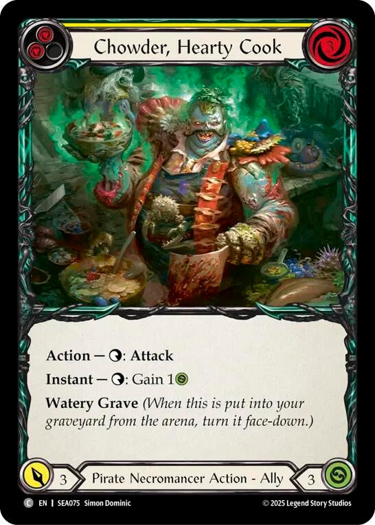 Image for Chowder, Hearty Cook (SEA075) (High Seas) - Flesh and Blood TCG
