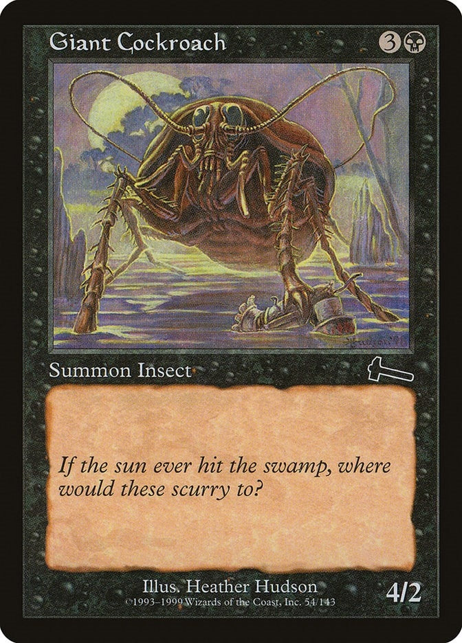 Giant Cockroach (54) [ULG] - MTG Single