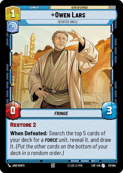 Owen Lars - Devoted Uncle (057/264) [Legends of the Force]