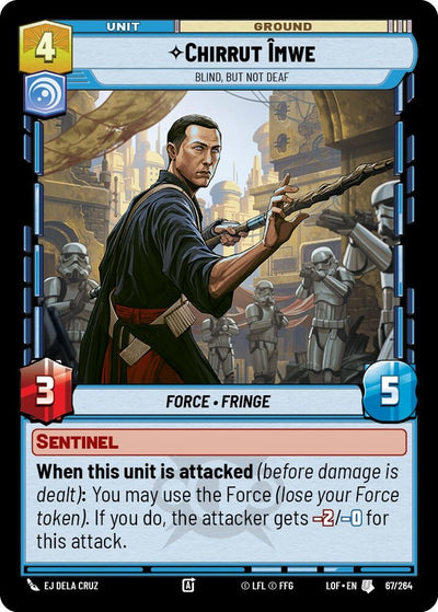 Chirrut Imwe - Blind, but not Deaf (067/264) [Legends of the Force]