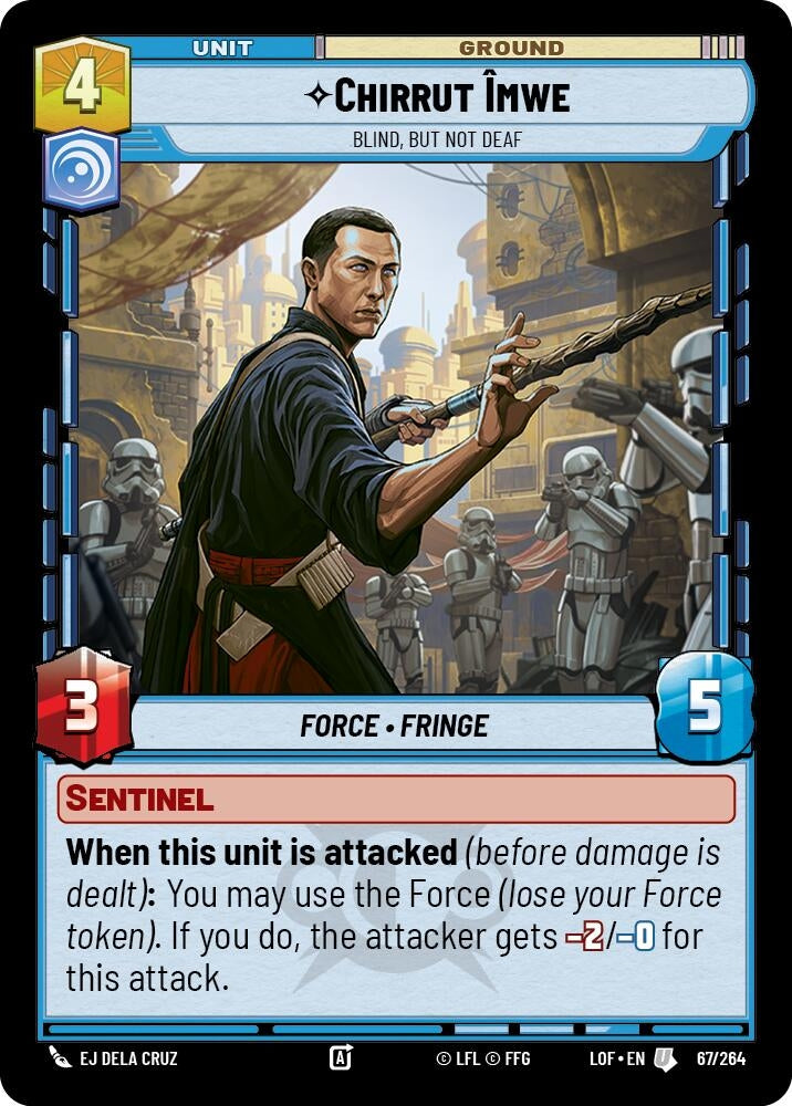 Chirrut Imwe - Blind, but not Deaf (067/264) [Legends of the Force]