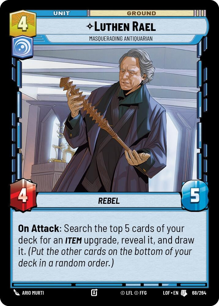 Luthen Rael - Masquerading Antiquarian (068/264) [Legends of the Force]