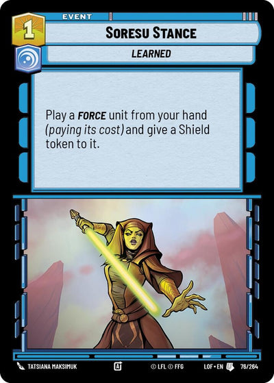 Soresu Stance (076/264) [Legends of the Force]