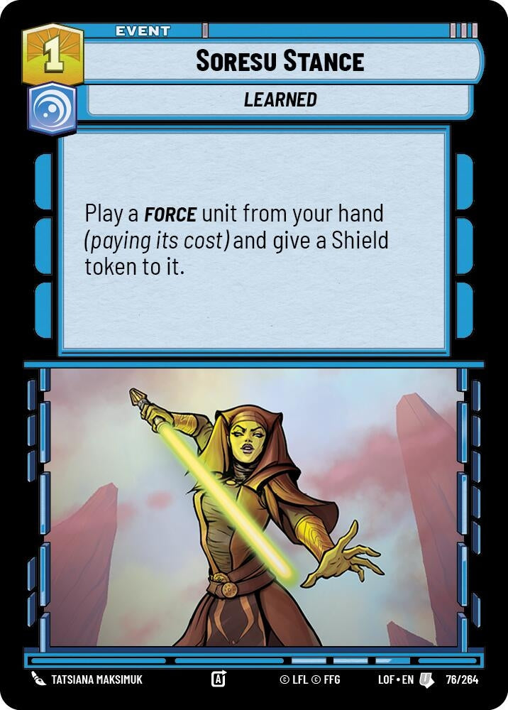 Soresu Stance (076/264) [Legends of the Force]