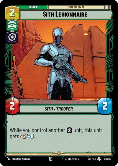 Sith Legionnaire (081/264) [Legends of the Force]