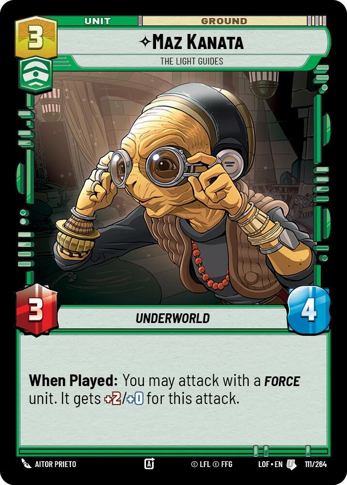 Maz Kanata - The Light Guides (111/264) [Legends of the Force]