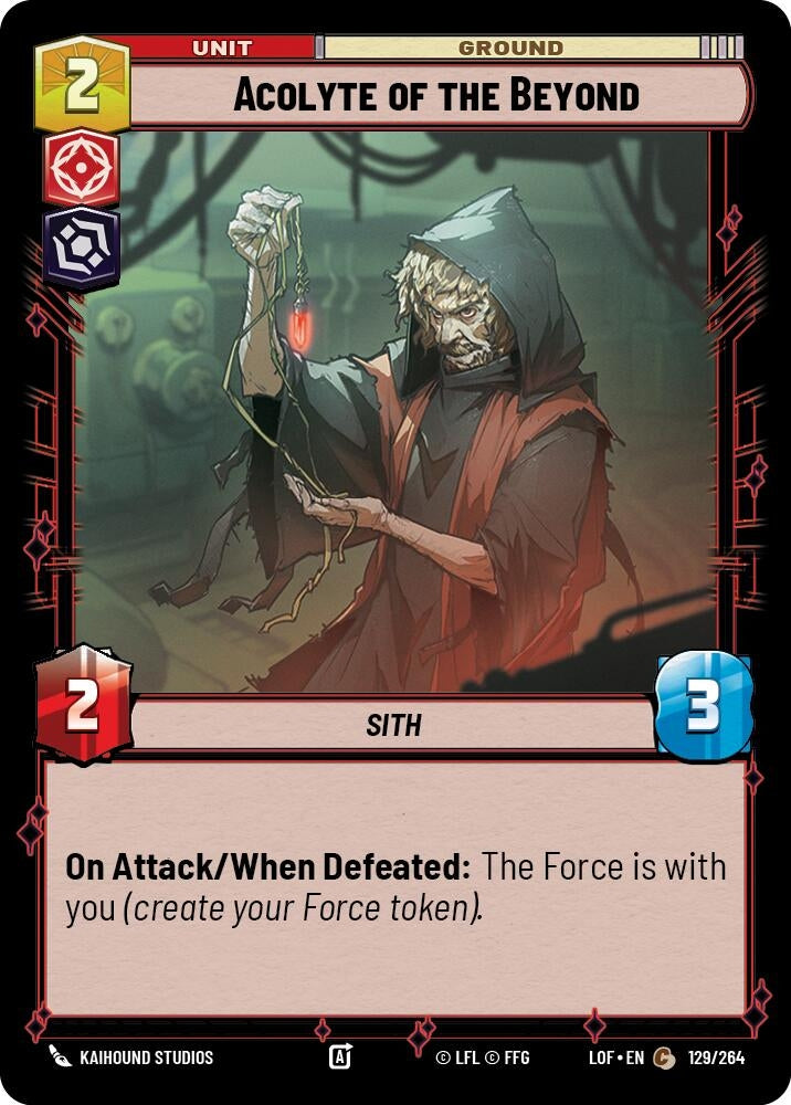 Acolyte of the Beyond (129/264) [Legends of the Force]
