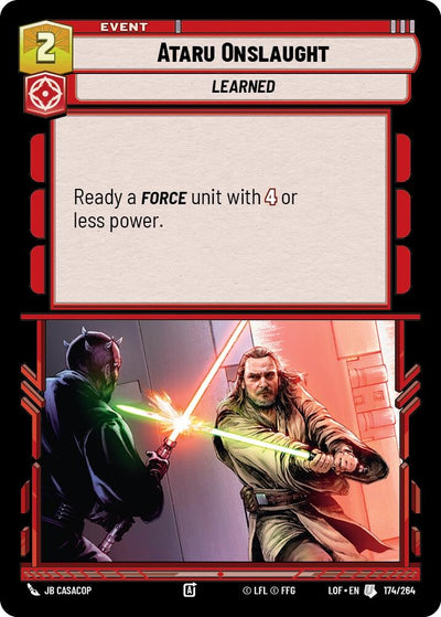 Ataru Onslaught (174/264) [Legends of the Force]