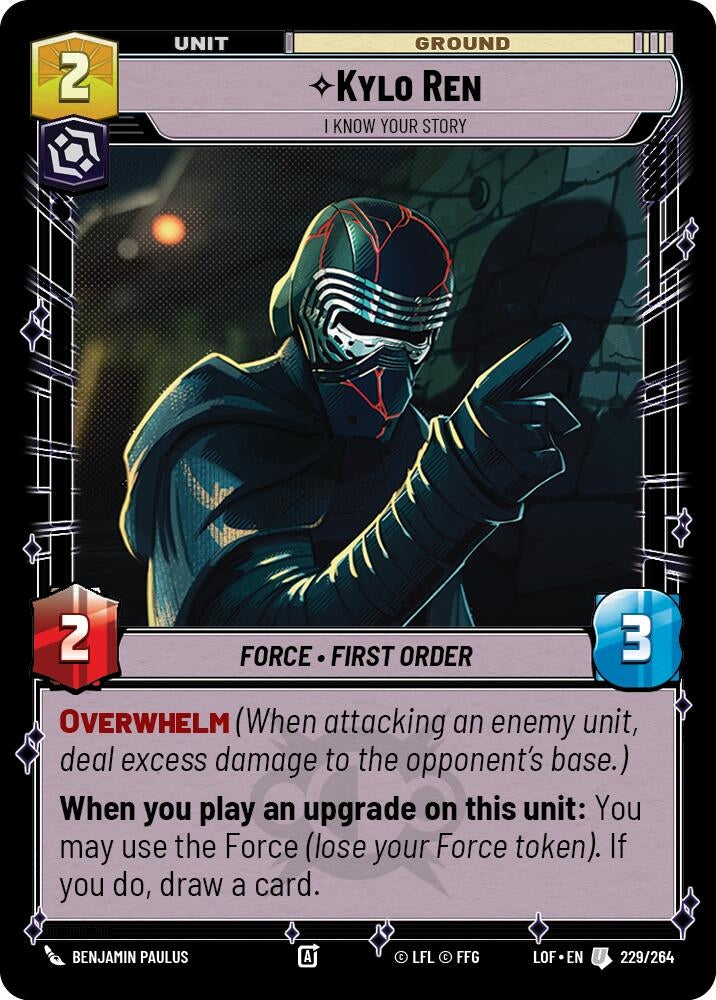 Kylo Ren Know Your Story (229/264) [Legends of the Force]