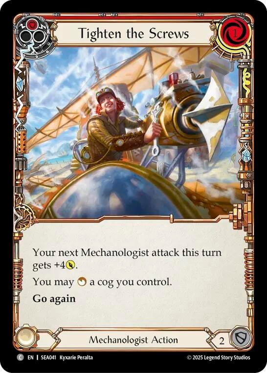 Image for Tighten the Screws (SEA041) (High Seas) - Flesh and Blood TCG