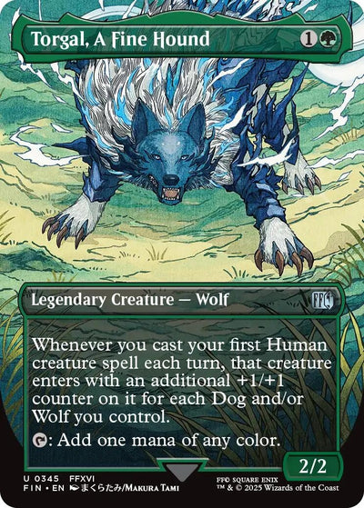 Torgal, A Fine Hound (Borderless) (345) (FINAL FANTASY)
