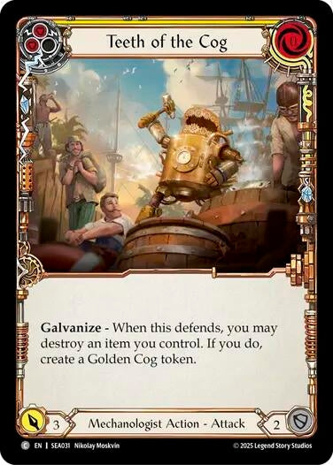 Teeth of the Cog (Yellow) (SEA031) (High Seas)
