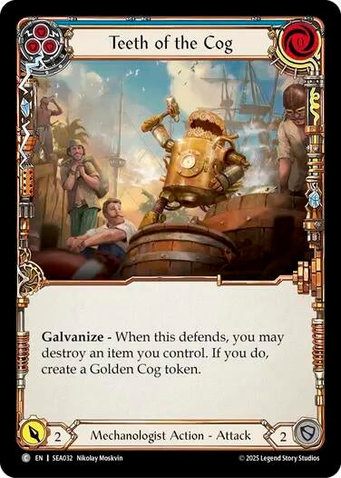 Teeth of the Cog (Blue) (SEA032) (High Seas)