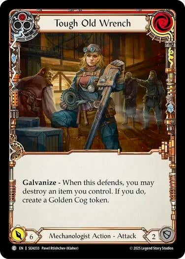Tough Old Wrench (Red) (SEA033) (High Seas)