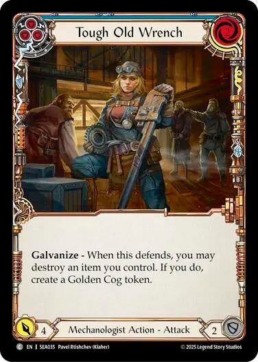 Tough Old Wrench (Blue) (SEA035) (High Seas)