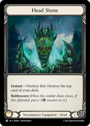 Image for Head Stone (SEA081) (High Seas) - Flesh and Blood TCG