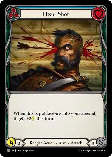 Image for Head Shot (Blue) (SEA113) (High Seas) - Flesh and Blood TCG