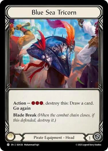 Image for Blue Sea Tricorn (SEA126) (High Seas) - Flesh and Blood TCG