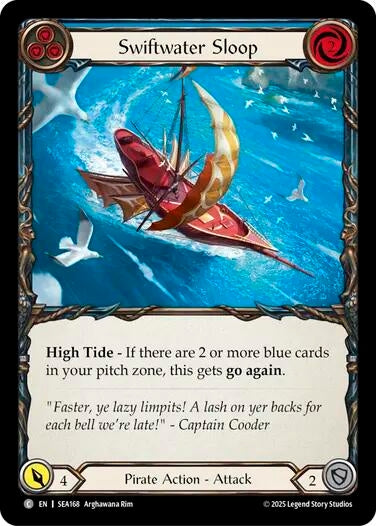 Image for Swiftwater Sloop (Blue) (SEA168) (High Seas) - Flesh and Blood TCG